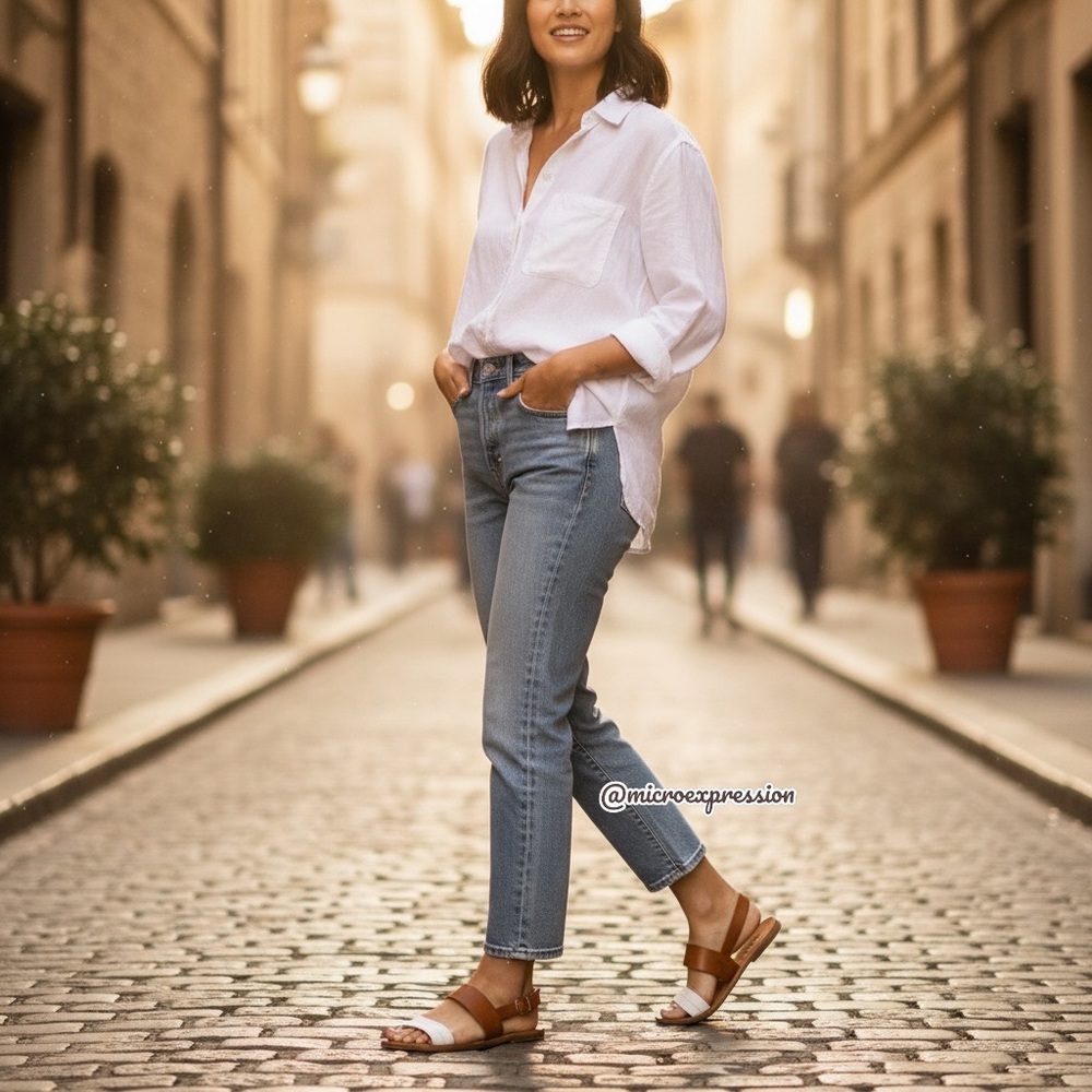 Frye Ally 2 Band Sling Flat Leather Casual Sandals - Picture 3 of 15